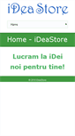 Mobile Screenshot of ideastore.ro